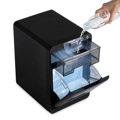 Newair Nugget Ice Maker Countertop, 44 lbs in 24 Hours Ice Machine Nugget, Self Cleaning Ice Maker in Black Stainless Steel, Perfect for Home Bar, Kitchen Countertop, RV, Home Office - Image 12