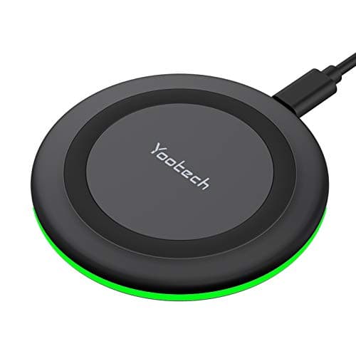 Yootech Wireless Charger,10W Max Wireless Charging Pad Compatible with iPhone 17/17 Pro/17 Pro Max/Air/16/15/14/13/SE 2022/12/11,Samsung Galaxy S25/S24/S23,for AirPods Pro 3(No AC Adapter) - Image 1