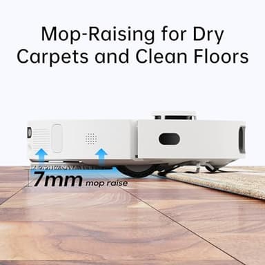 dreame L10s Ultra Robot Vacuum and Mop Combo, Auto Mop Cleaning and Drying, Self-Refilling and Self-Emptying Base for 60 Days of Cleaning, 5300Pa Suction and AI Navigation, Compatible with Alexa - Image 5