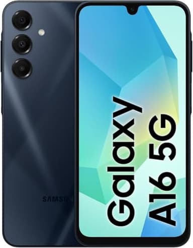 SAMSUNG Galaxy A16 5G Dual SIM (128GB, 2025) 6.7" 90Hz AMOLED, Water Resistant, 8Core, 50MP Camera (Factory Unlocked International Model for GSM, Global) A166M/DS (Blue Black) (Renewed) - Image 2
