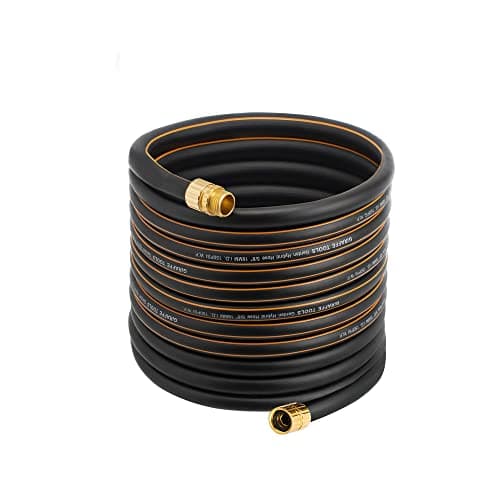 Giraffe Hybrid Garden Hose 5/8" x 75ft, Custom Length, NO Kink, Flexible, Leakproof Hose with Male to Female Fittings, 600 Burst PSI - Image 1