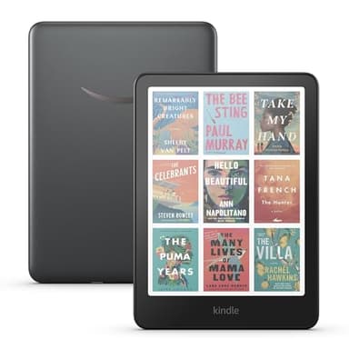 Amazon Kindle Colorsoft Signature Edition 32GB (newest model) – With color display, auto-adjusting front light, wireless charging, and long battery life - Metallic Black - Image 1