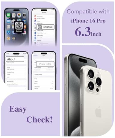 GVIEWIN for iPhone 16 Pro Case Compatible with MagSafe, [Military Grade Protection] [2X Screen Protector] Full Camera Protection Floral Translucent Women Magnetic Phone Case, Floratopia/Colorful - Image 2