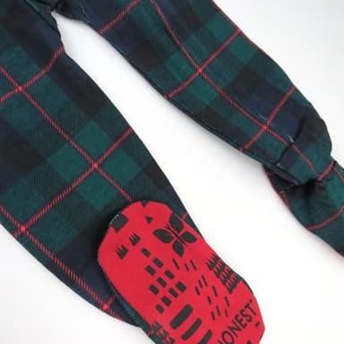 HonestBaby Non-Slip Footed Pajamas One-Piece Sleeper Jumpsuit Zip-Front PJs 100% Organic Cotton for Baby Boys, 24 Months - Image 3