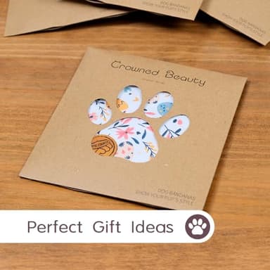 CROWNED BEAUTY Easter Dog Bandanas Reversible Large 2 Pack, Hoppy Days Set, Bunny Eggs Adjustable Triangle Holiday Scarves for Medium Large Extra Large Dogs Boy Girl Pets DB163-L - Image 5