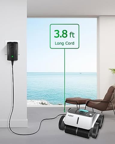 Arkare 12.6V Charger for Aiper Seagull 600 1000 1500 HJ1103J AIPURY 1000 AIPURY1000 AIPURY1500 P1111, for Cordless Automatic Robotic Pool Vacuum Cleaner 12.6V Replacement Charger Power Supply Adapter - Image 6