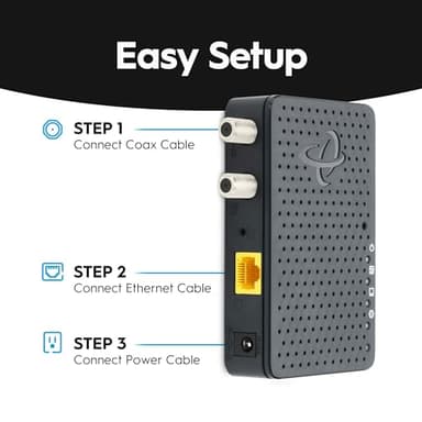 Hitron Bonded MoCA 2.5 Network Adapter (2-Pack) | Up to 1 Gbps Ethernet Network Speeds | Ideal Backbone for Streaming, and Gaming |2 HTEM4 Adapters in Kit - Image 5