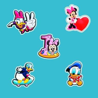 25Pcs Cute Shoe Charms for Croc, Cartoon Shoe Decoration for Shoes Bracelet Wristband Clog Sandals Birthday Party Favors - Image 4