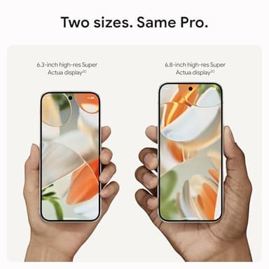 Google Pixel 9 Pro - Unlocked Android Smartphone with Gemini, Triple Rear Camera System, 24-Hour Battery, and 6.3" Super Actua Display - Porcelain - 512 GB - Image 2