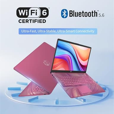 HP 17 Laptop, 17.3'' Touchscreen Display, Intel Quad-Core N200 Processor, 16GB RAM, 1TB SSD+128GB SSD, Webcam, Number Keypad, Windows 11 Home, Fatcayes Accessory, Sunkissed Plum (Renewed) - Image 4