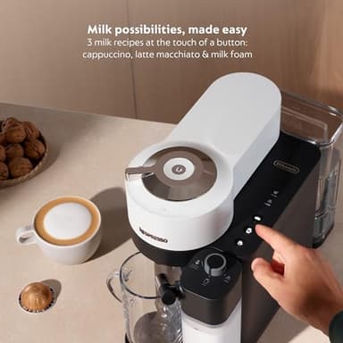 Nespresso Vertuo Lattissima Coffee & Espresso Maker by De'Longhi, Matte White and Glossy - Image 8