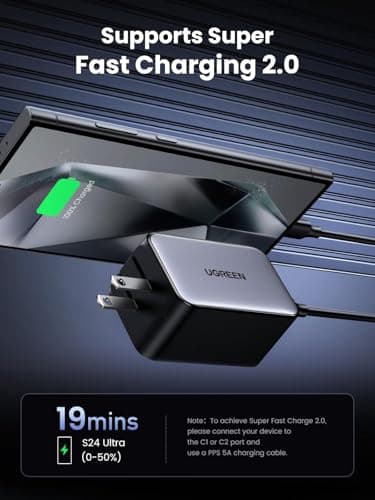 UGREEN Nexode 65W GaN USB C Wall Charger, 4-Port Fast Type-C Charger Compatible with MacBook Pro/Air, iPhone 17/16/15 Series, Galaxy S25/S24, Pixel 10/9, iPad Pro, Steam Deck - Image 7