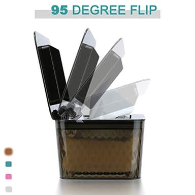 Whiidoom Wipes Dispenser, One-Handed Operation Wipe Holder for Baby & Adult, Seal-Designed Wipes Container for Bathroom Keep Diaper Wipes Fresh (Brown) - Image 3