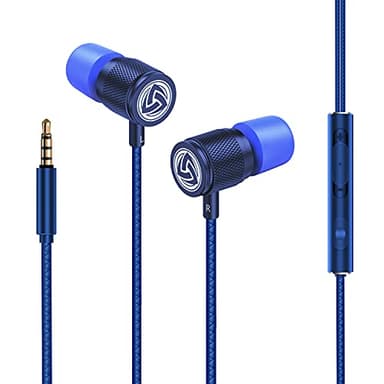 LUDOS Ultra Wired Earbuds in-Ear Headphones, 5 Years Warranty, Earphones with Microphone, Noise Isolating Ear Buds, Memory Foam for iPhone, Samsung, School Students, Kids, Women, Small Ears - Blue - Image 7