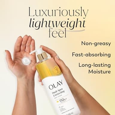 Olay Body Lotion for Women, Tone Enhancing with AHA Serum, Visibly Reduce Discolored Skin, 24hr Moisture & Hydration, Fast Absorbing Formula, Vitamin B3 Complex, For All Skin Types, 17 fl oz - Image 2