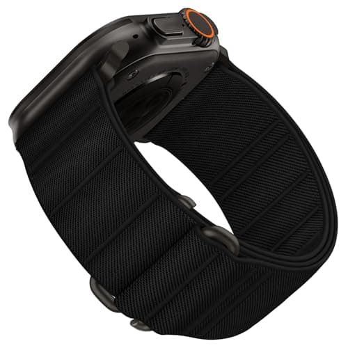 Suitisbest Sport Bands Compatible with Apple Watch Ultra Band 49mm 46mm 45mm 44mm 42mm Men, Stretchy Nylon Sport Loop Strap with S-Hook for iWatch Series 11 10 9 8 7 6 5 4 3 2 1, SE 3 2 1, Ultra 3 2 1 - Image 1