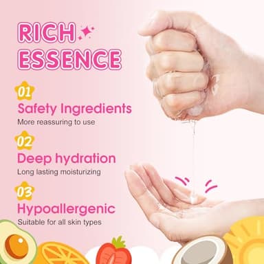 14 Pack Fruit Face Masks Skincare for Kids, Sheet Hydrating Facial Mask for All Skin Types, Bulk Collagen Face Mask for Women Skin Care, Birthday Party Spa Gifts for Teens Girls - Image 5