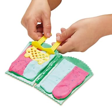 Play Doh Kitchen Creations Ice Cream Party Set with 22 Tools & 6 Colors, 2-Ounce Cans, Back to School Classroom Supplies, Preschool Toys, Ages +3 (Amazon Exclusive) - Image 8