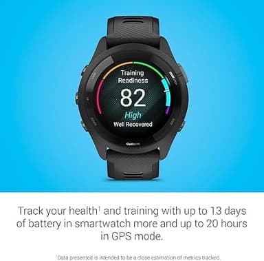 Garmin Forerunner 265 Running Smartwatch, Colorful AMOLED Display, Training Metrics and Recovery Insights, Black and Powder Gray (Renewed) - Image 4
