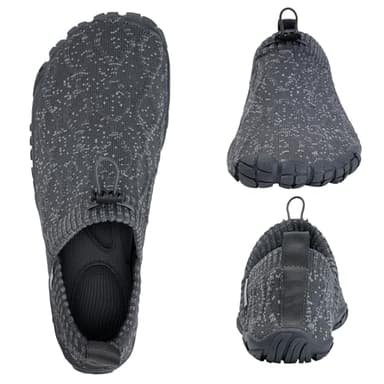 WateLves Barefoot Water Shoes Women Men Minimalist Comfortable Walking Shoes Beach Outdoor Running Sneakers (Dark Grey,43) - Image 4