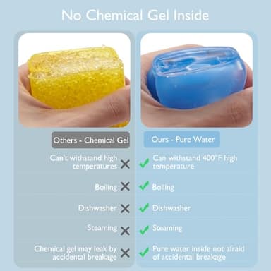 Momcozy Baby Teether Toys, Water Fillable Silicone Cold Baby Teething Toys Chill Teether, Baby Water Teether for Teething Relief 0-12 Months, Green and Pink 2 Pcs - Image 5