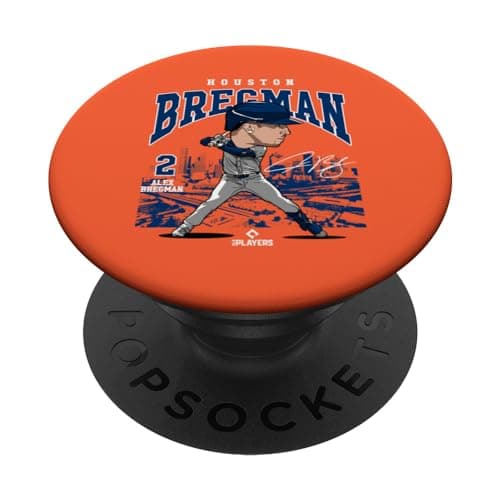 Alex Bregman | Houston Baseball MLB Players | MLBBRE4063 PopSockets Adhesive PopGrip - Image 1