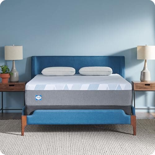 Sealy Dreamlife 12” Hybrid Mattress-in-a-Box, California King, SealyComfort Gel Memory Foam, SealyResponsive Encased Coils, Surface-Guard Technology - Image 1