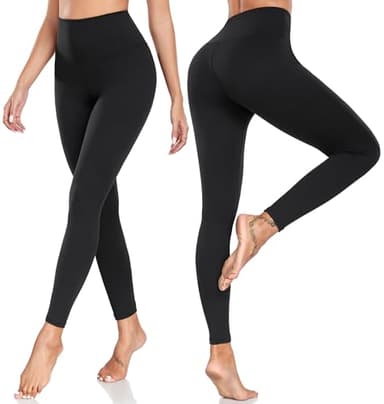 FULLSOFT Buttery Soft Leggings for Women - High Waisted Tummy Control No See Through Workout Yoga Gym Pants - Image 2