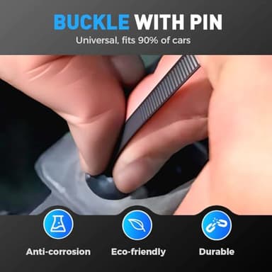 Nylon Universal Cable Tie Buckle, Heavy Duty Self-Locking Nylon Zip Ties Holder, New Multifunctional Cable Tie Buckle for Car Daily Repair (50pcs) - Image 3