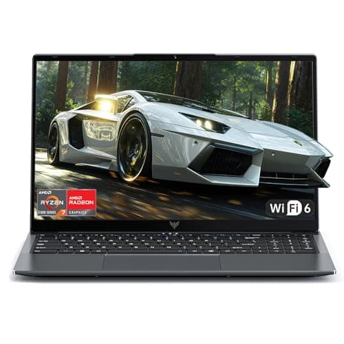 KAIGERR 2025 Laptop, Laptop with AMD Ryzen 7 6800H (8C/16T, Up to 4.7GHz), 16GB DDR5 512GB NVMe SSD Laptop Computer, 16-inch FHD Display, WiFi 6, Backlit KB - Image 1