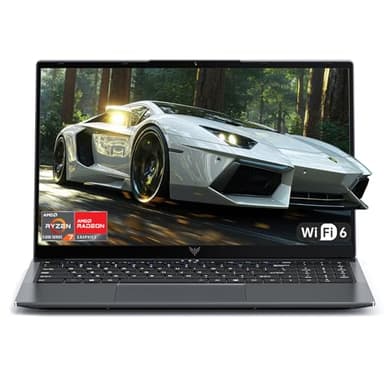 KAIGERR 2025 Laptop, Laptop with AMD Ryzen 7 6800H (8C/16T, Up to 4.7GHz), 16GB DDR5 512GB NVMe SSD Laptop Computer, 16-inch FHD Display, WiFi 6, Backlit KB - Image 1