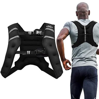 "Aduro Sport Weighted Vest Workout Equipment, 4lbs/6lbs/12lbs/20lbs/25lbs Body Weight Vest for Men, Women, Kids (16 Pounds (7.26 KG))" - Image 1