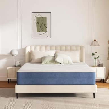 PurrJoys 10 Inch Firm Full Mattress,Full Size MattressCooling Memory Foam with Washable Zipper Cover, Pressure Relief & Firm Support, Easy Setup - Image 2