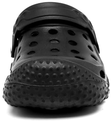 INMINPIN Kids Girls Boys Clogs Garden Shoes Toddler Slides Sandals Children Water Shower Beach Pool Slippers Indoor Outdoor,Big Kid 3,Black - Image 5