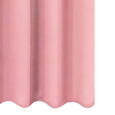 LEMOMO Pink Thermal Blackout Curtains/52 x 95 Inch/Set of 2 Panels Room Darkening Curtains for Bedroom - Image 8