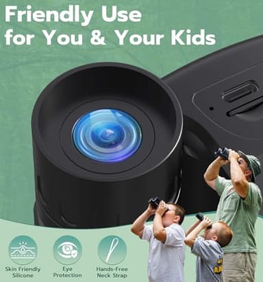Anweller Binoculars with Camera, 12x32 High Powered Compact Binoculars for Adults and Kids, for Bird Watching, Cruise Ship, Hunting, Travel, Hiking, Sport Games, Concert - Image 8