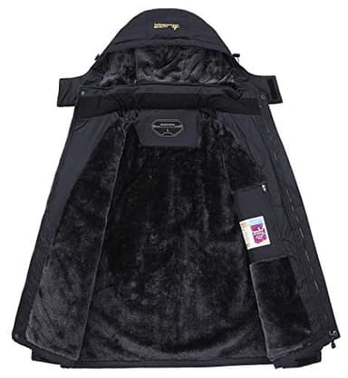 MOERDENG Women's Waterproof Ski Jacket Warm Winter Snow Coat Mountain Windbreaker Hooded Raincoat Jacket - Image 3