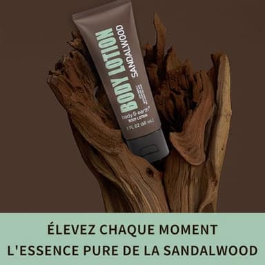 Birthday Gifts for Men BODY & EARTH Gift Sets for Men 3PC Mens Gift Set Gift Baskets for Men Includes Sandalwood Shower Gel Body Lotion Shampoo, Mens Gift Basket Christmas Gifts for Men Boyfriend - Image 3