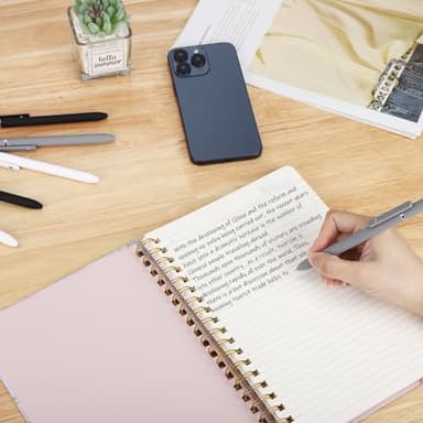 Ddaowanx Gel Pens, 0.5mm Fine Point Quick Dry Black Ink Pens Retractable, Nursing School Essentials,School Supplies, Gifts for Women (6Pcs-Black Ink) - Image 7