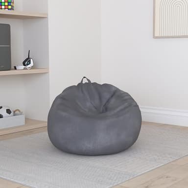 Stuffed Animal Storage Bean Bag Chair Cover (No Filler) Washable Ultra Soft Corduroy Bean Bag Cover for Organizing Plush Toys or Textile, Sack Bean Bag for Adults, Teens - Image 2