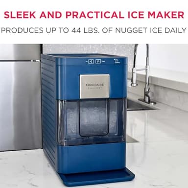 FRIGIDAIRE Gallery EFIC255 Countertop Crunchy Chewable Nugget Ice Maker, 44lbs per Day, Auto Self Cleaning, 2.0 Gen, Navy - Image 3