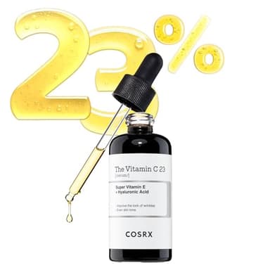 COSRX Pure Vitamin C 23% Serum with Vitamin E & Hyaluronic Acid, Brightening & Hydrating Facial Serum for Fine Lines, Uneven Skin Tone & Dull Skin, 0.7oz/20g, Korean Skin Care - Image 1