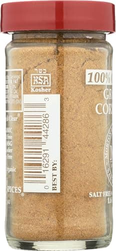 Morton & Bassett 100% Organic Ground Coriander | Warm, Citrusy Spice for Global Cooking | Gluten Free, Salt Free, Non-GMO | 1.6 oz Jar - Image 6