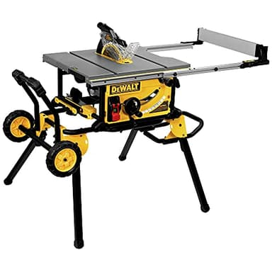 DEWALT 10-Inch Table Saw with Rolling Stand, 32-1/2-Inch Rip Capacity (DWE7491RS) - Image 1