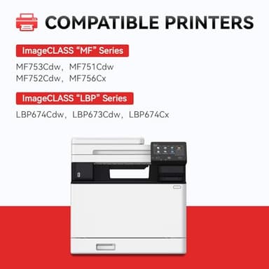 069 069H Toner Cartridge Set High Capacity 4-Pack Compatible for Canon 069H 069 for Color imageclass MF753Cdw MF751Cdw LBP674Cdw LBP674C MF750C LBP673Cdw LBP674Cx MF752Cdw MF756Cx Printers lnk Black - Image 2