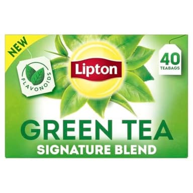 Lipton Signature Blend Green Tea Bags, Unsweetened Teabags for Hot Tea or Iced Tea with Caffeine and Flavonoids, 240 Total Tea Bags (40ct - Pack of 6) - Image 4