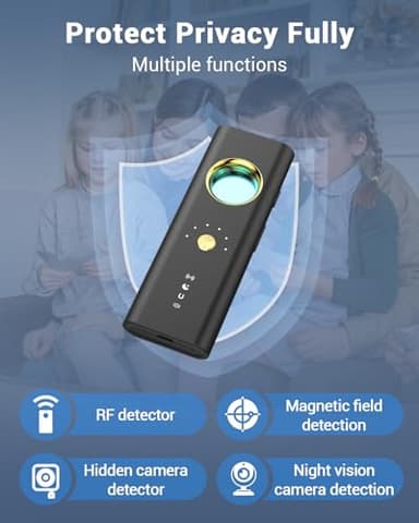 Hidden Camera Detectors,2025 New Camera Finder, Bug Detector, 5 Levels Sensitivity,4 Professional Modes for Bathroom,Office,Car,Hotel,Airbnb - Image 4
