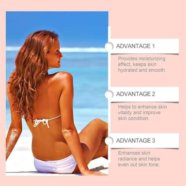 Sunless Tanning Drops To Drink, Drinkable Sunless Tanning Drops, Face Tanning, Moisturizing Bronzing Tanner for Face & Body, Toxin Free Tanner for Fake Tan - Image 5