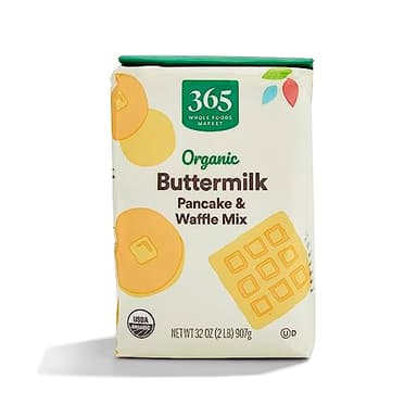 365 by Whole Foods Market, Organic Buttermilk Pancake & Waffle Mix, 32 Ounce - Image 1