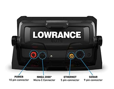 Lowrance Elite FS 9 Fish Finder with Active Imaging 3-in-1 Transducer, Preloaded C-MAP Contour+ Charts - Image 2